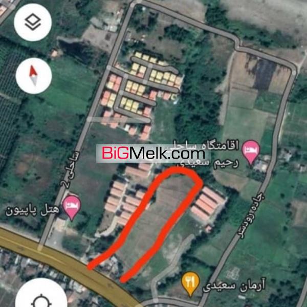 فروش زمین مسکونی بهر اتوبان ودریا
