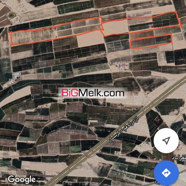 38 هکتار دارای باغ پسته اتوبان قم به گرمسار