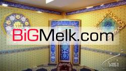 محراب چوبی کتیبه چوبی پارتیشن نمازخانه