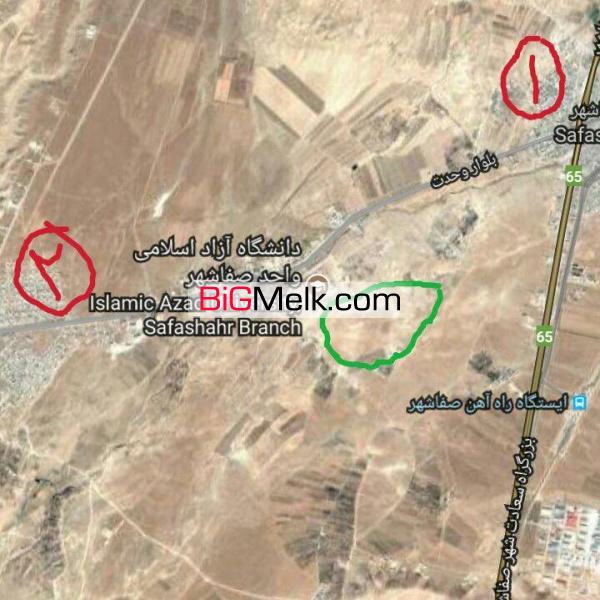 37 هکتار زمین کشاورزی فروشی در صفاشهر شیراز