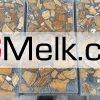 خرید موزاییک لاشه پاییزه با زمینه مشکی و سنگ لاشه لیمویی