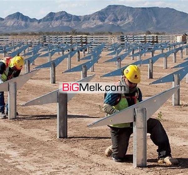 فروش زمین برای تاسیس نیرو گاه خورشیدی
