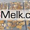خرید موزاییک لاشه پاییزه با زمینه مشکی و سنگ لاشه لیمویی