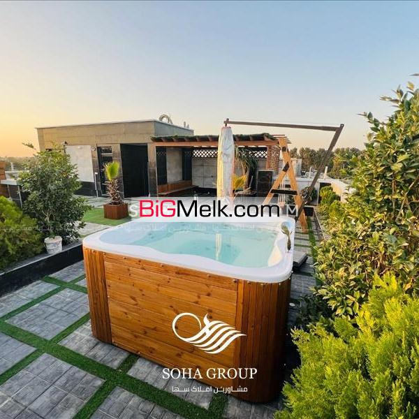 600 متر باغ ویلای تریپلکس در ملارد ویلای شمالی